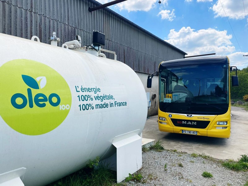 Cuve de stockage du biocarburant Oleo100, l'énergie 100% végétale