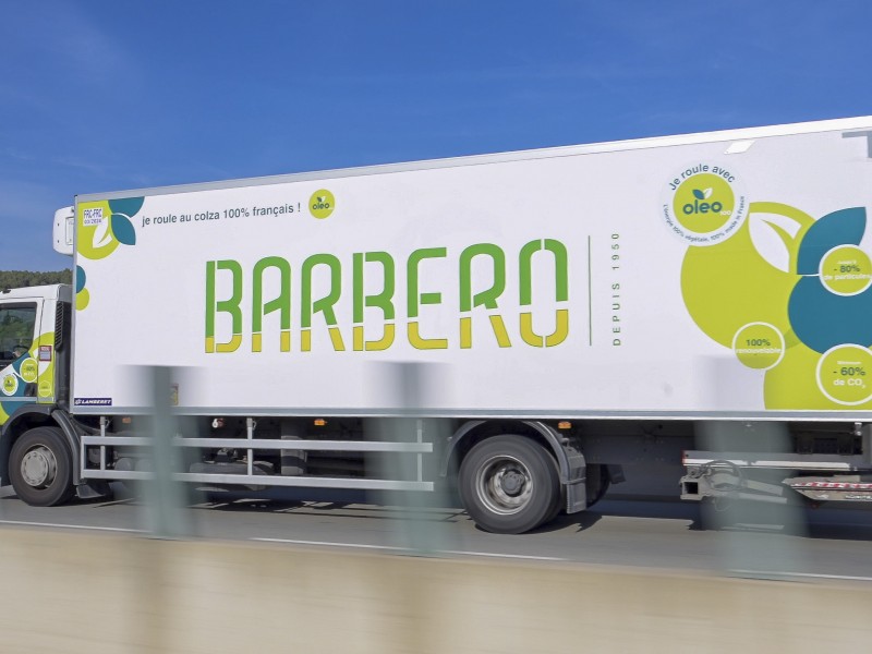 Les Transports BARBERO décarbone leur flotte avec Oleo100