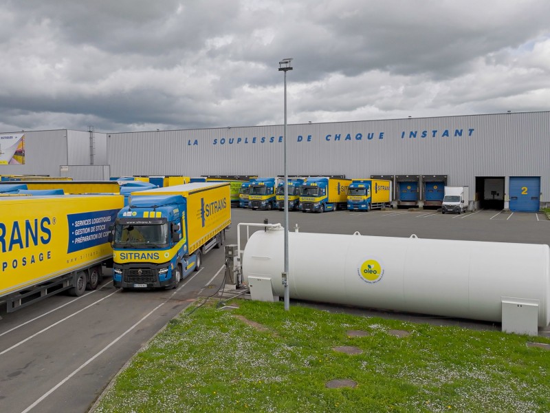 Sitrans utilise le biocarburant Oleo100 comme alternative au gasole © Convergence Media